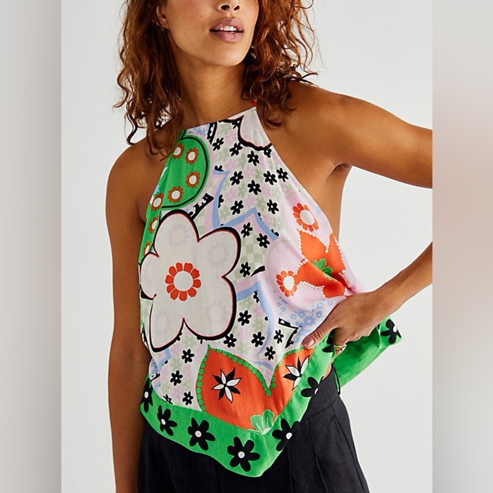 Free people I dare you tank - floral combo